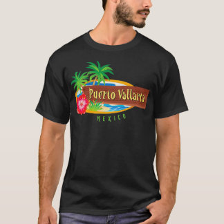 Puerto Vallarta Mexico Vintage MidCentury Design  T-Shirt