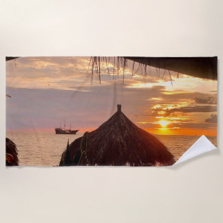 Puerto Vallarta Palapa Sunset Beach Towel