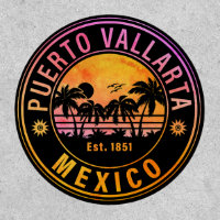 Puerto Vallarta Palm Tree Retro 80s Mexican Playa