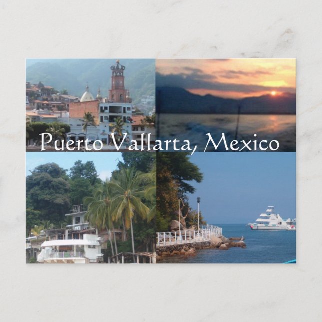 Puerto Vallarta, postcard (Front)