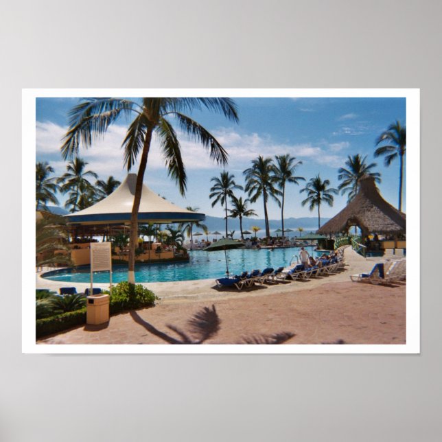 Puerto Vallarta Resort Pool Poster (Front)