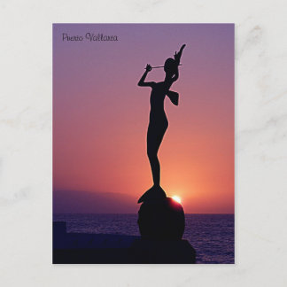 Puerto Vallarta Sunset Postcard
