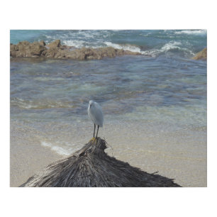 Puerto Vallarta with Garza Blanca at ocean Faux Canvas Print