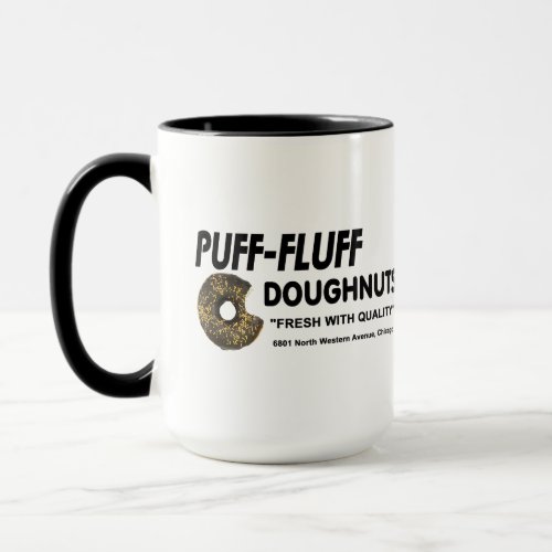 PuffFluff Doughnuts Chicago Mug