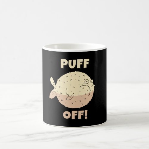 Puff Off Puffer Fish Sea Coffee Mug