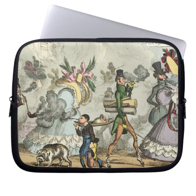Puff, Puff, It is an Age of Puffing, Puff, Puff, P Laptop Sleeve (Front)