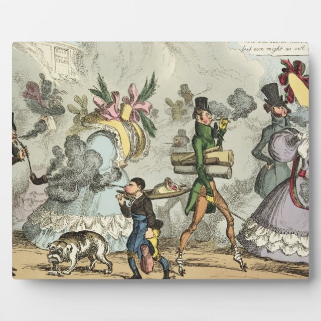 Puff, Puff, It is an Age of Puffing, Puff, Puff, P Plaque (Front)