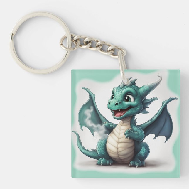 Puff The Little Magic Dragon Keychain (Front)