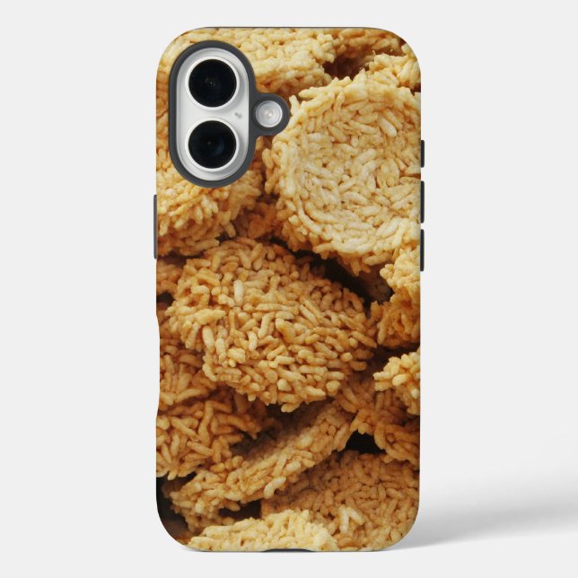 Puffed Rice Cakes ~ Asian Sweets Desserts Food Case-Mate iPhone Case (Back)