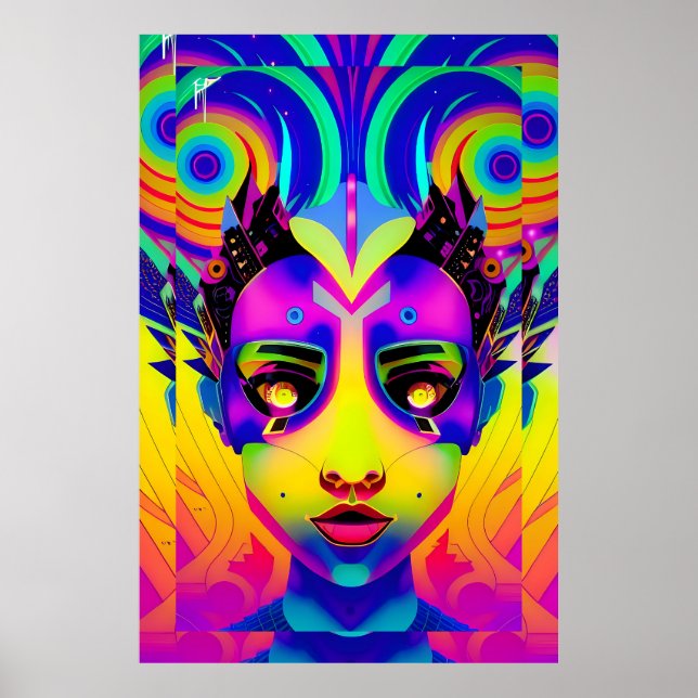 Puffed Up with the Techno-Arts - Ken Gage Art Poster (Front)