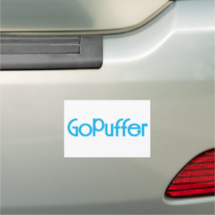 Puffer Delivery Driver Bumper Car Magnet