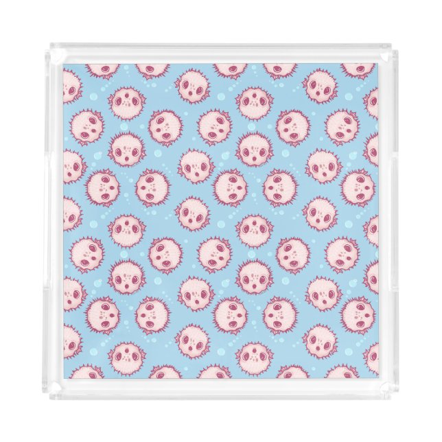Puffer Fish Acrylic Tray (Front)