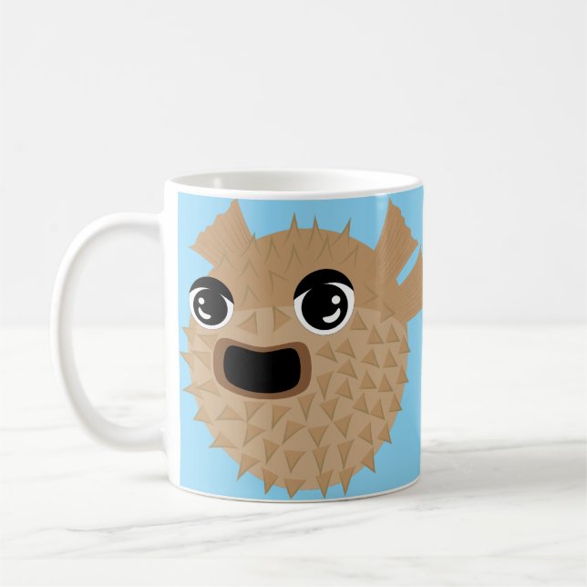 Puffer Fish Coffee Mug (Left)