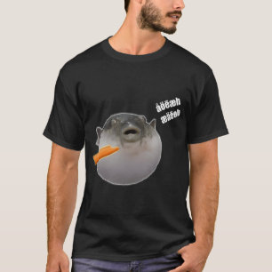 Puffer fish eating carrot T-Shirt