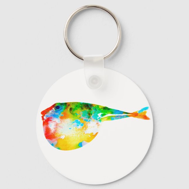 Puffer Fish Keychain (Front)