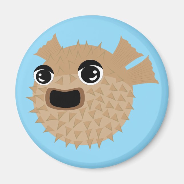 Puffer Fish Magnet (Front)
