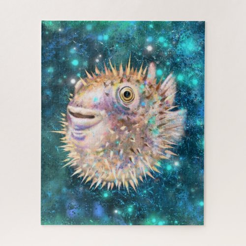 Puffer Fish _ Migned Drawing Art Collection _ Jigsaw Puzzle