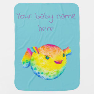 Puffer fish receiving blanket