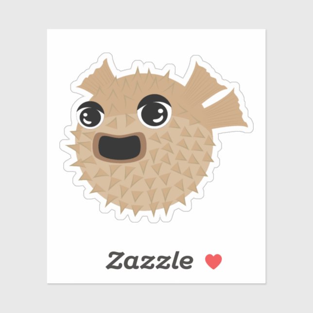 Puffer Fish Sticker (Sheet)