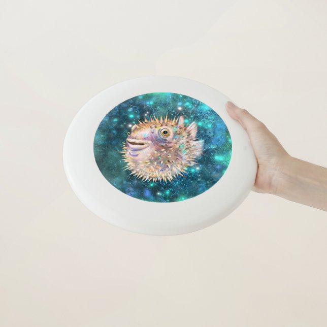 Puffer Fish Wham-O Frisbee (In Hand)