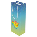 Puffer fish wine gift bag
