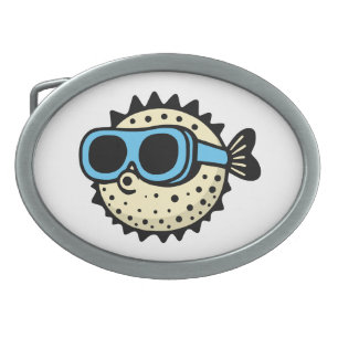 Pufferfish Belt Buckle