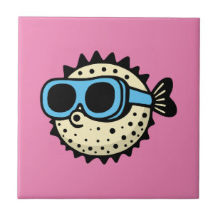Pufferfish Ceramic Tile