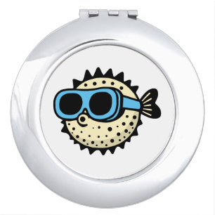 Pufferfish Compact Mirror