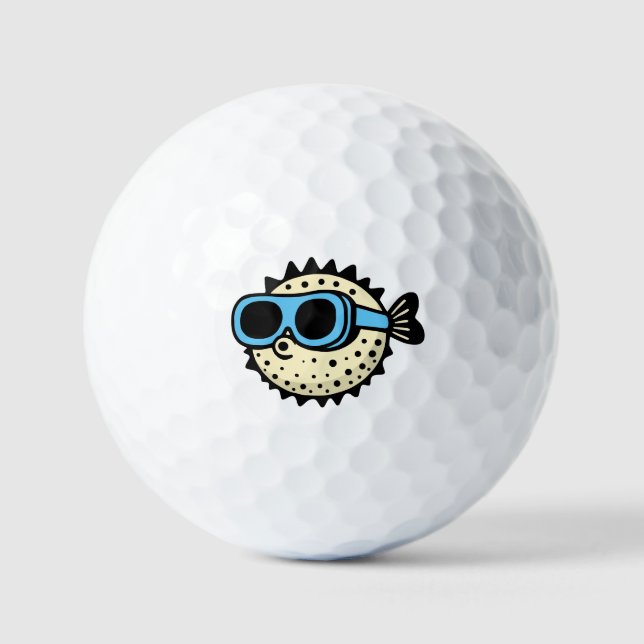 Pufferfish Golf Balls (Front)