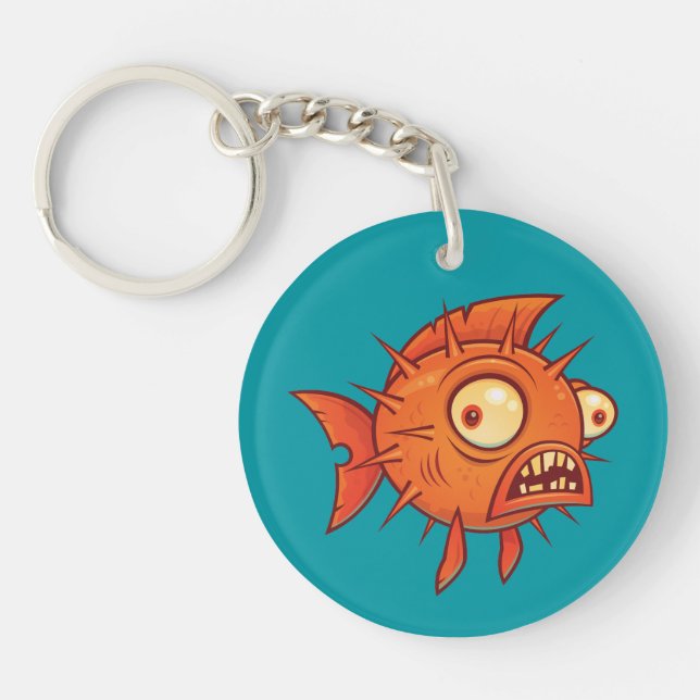 Pufferfish Keychain (Front)