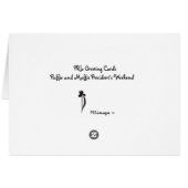 Puffie and Muffie President's Weekend Card (Back Horizontal)