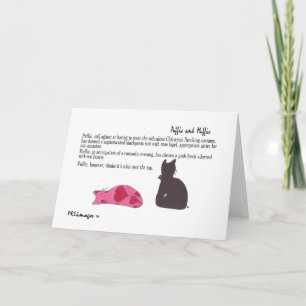 Puffie and Muffie Valentine Card