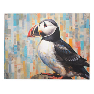 Puffin Animal Bird Art Decor Paint Notepad