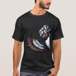 Puffin Bird Beak Coastal With Sunglasses Funny T-Shirt