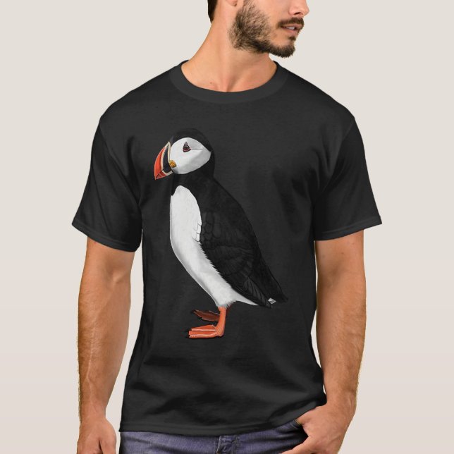 Puffin Bird Bird Birdwatcher Animal Biologist T-Shirt (Front)
