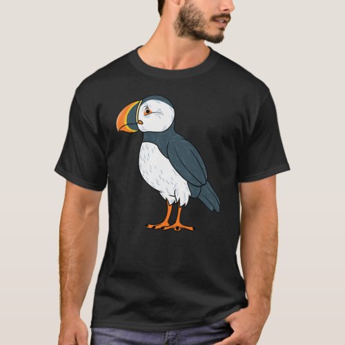 Puffin Bird Funny Iceland SeaBird Lover Gift Men W T_Shirt