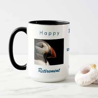 Puffin Bird Lover Retirement For Him Coffee Mug