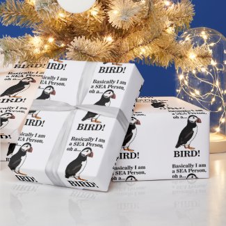 Puffin Bird Seabird Funny Birthday