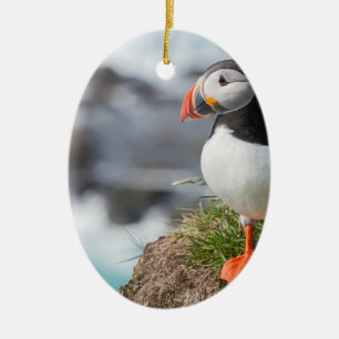 Puffin Ceramic Ornament