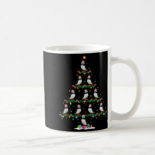 Puffin Christmas Tree Pajama Men Women Kids Ugly X Coffee Mug
