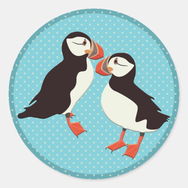 Puffin Classic Round Sticker (Front)