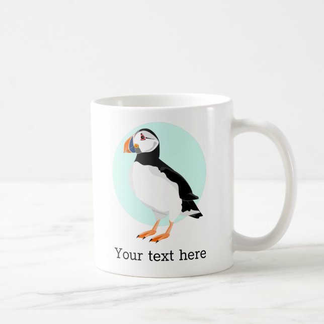Puffin Coffee Mug (Right)