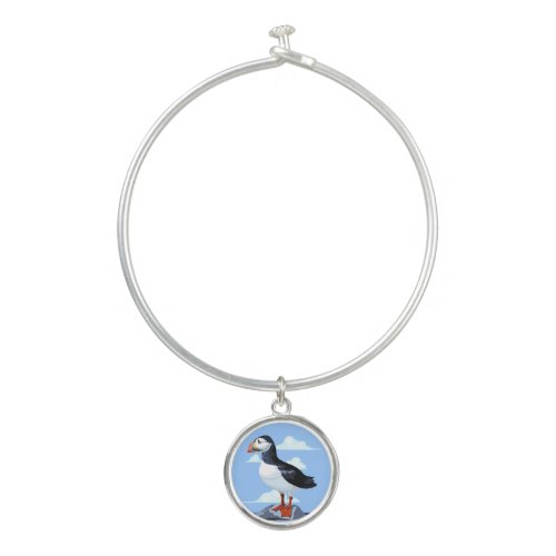 Puffin Cute Atlantic Seabird Bangle Bracelet