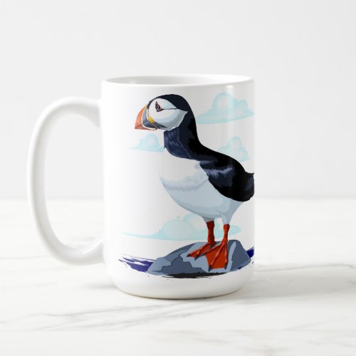 Puffin Cute Atlantic Seabird Coffee Mug