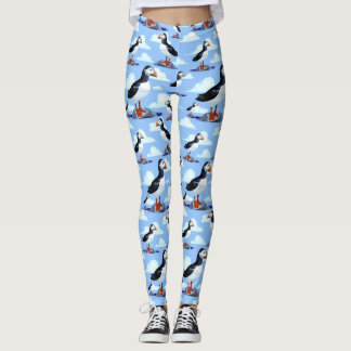 Puffin Cute Atlantic Seabird Leggings