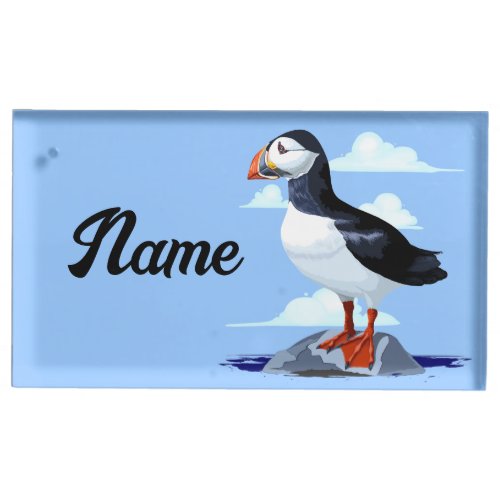 Puffin Cute Atlantic Seabird Place Card Holder