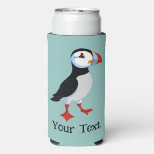 Puffin Design Seltzer Can Cooler