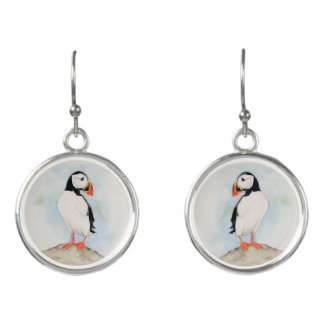 Puffin Earrings
