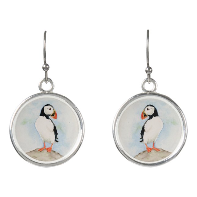 Puffin Earrings (Front)