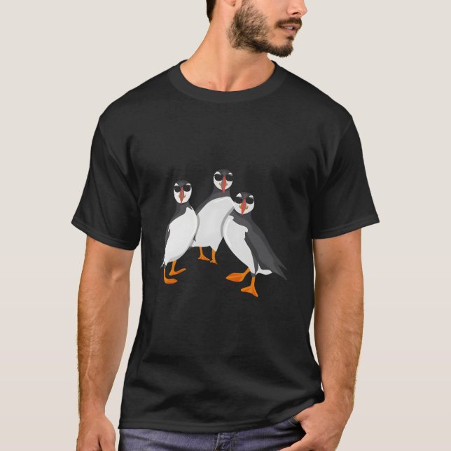 Puffin For Iceland Travel I Puffin T-Shirt (Front)